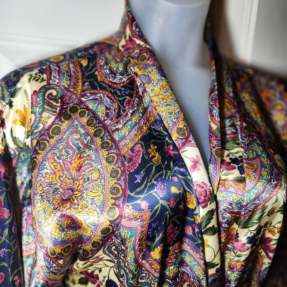 Vtg California Dynasty Robe Size Large - Picture 2 of 8